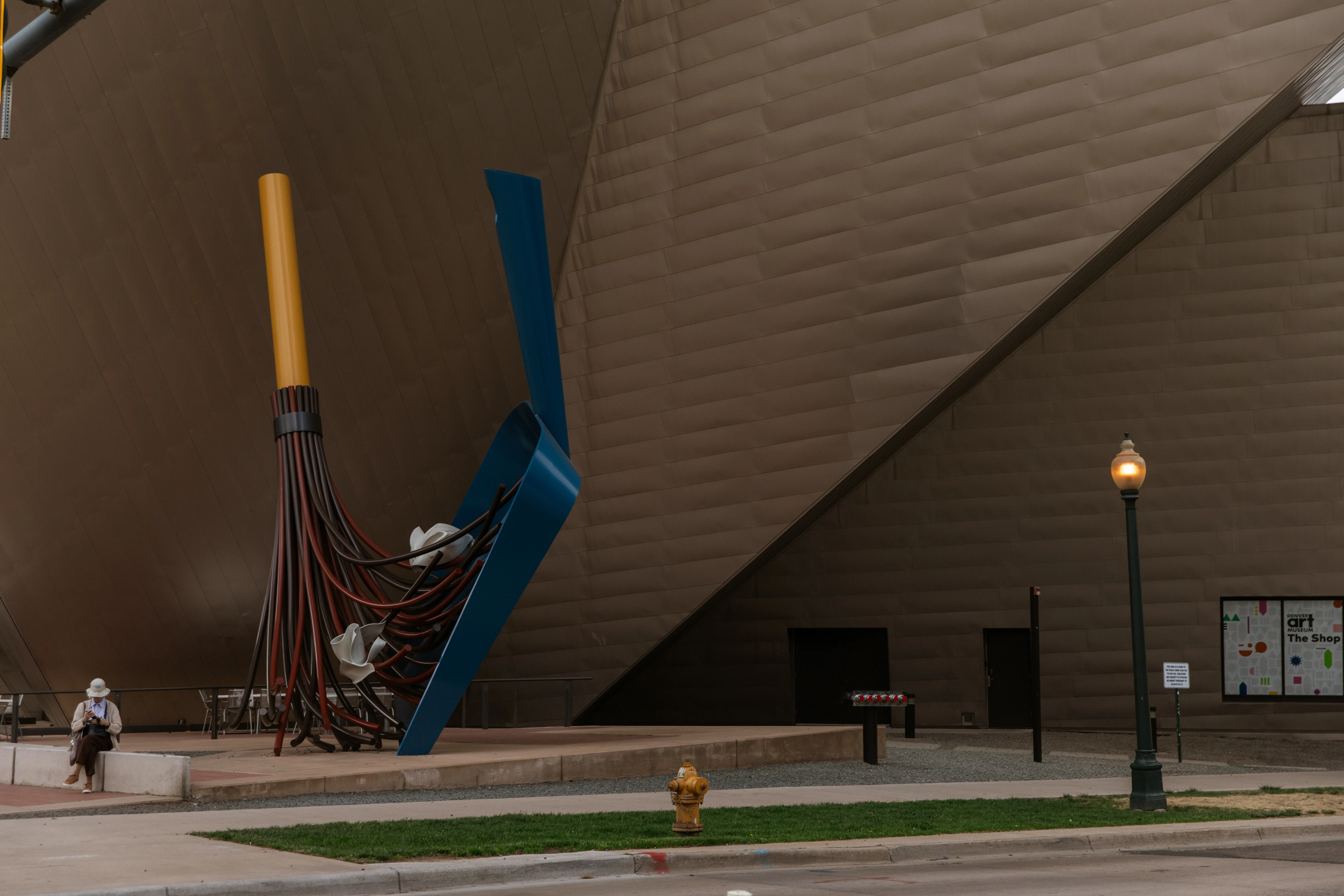 Museum facade and sculpture details