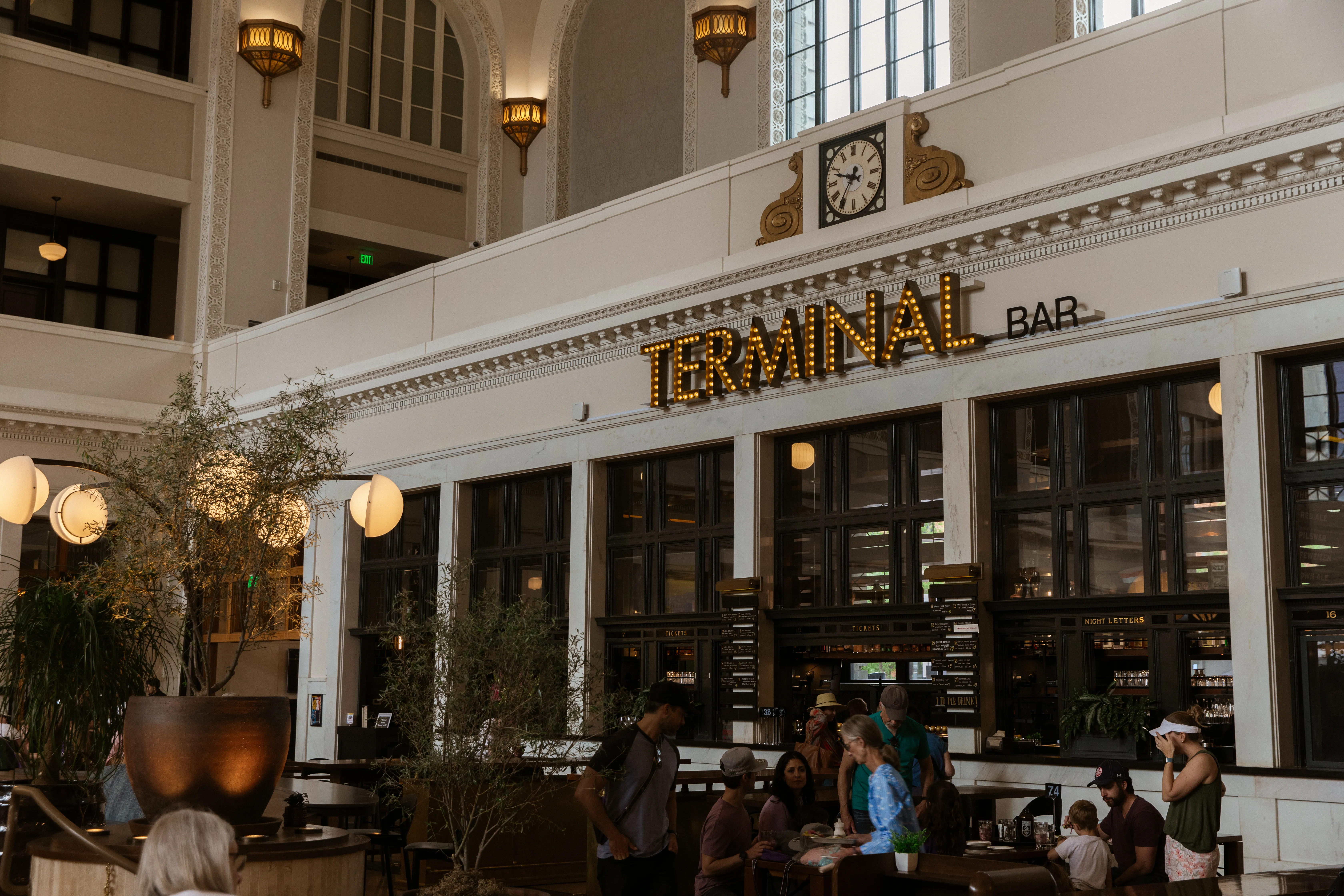 Terminal Bar inside Denver Union Station