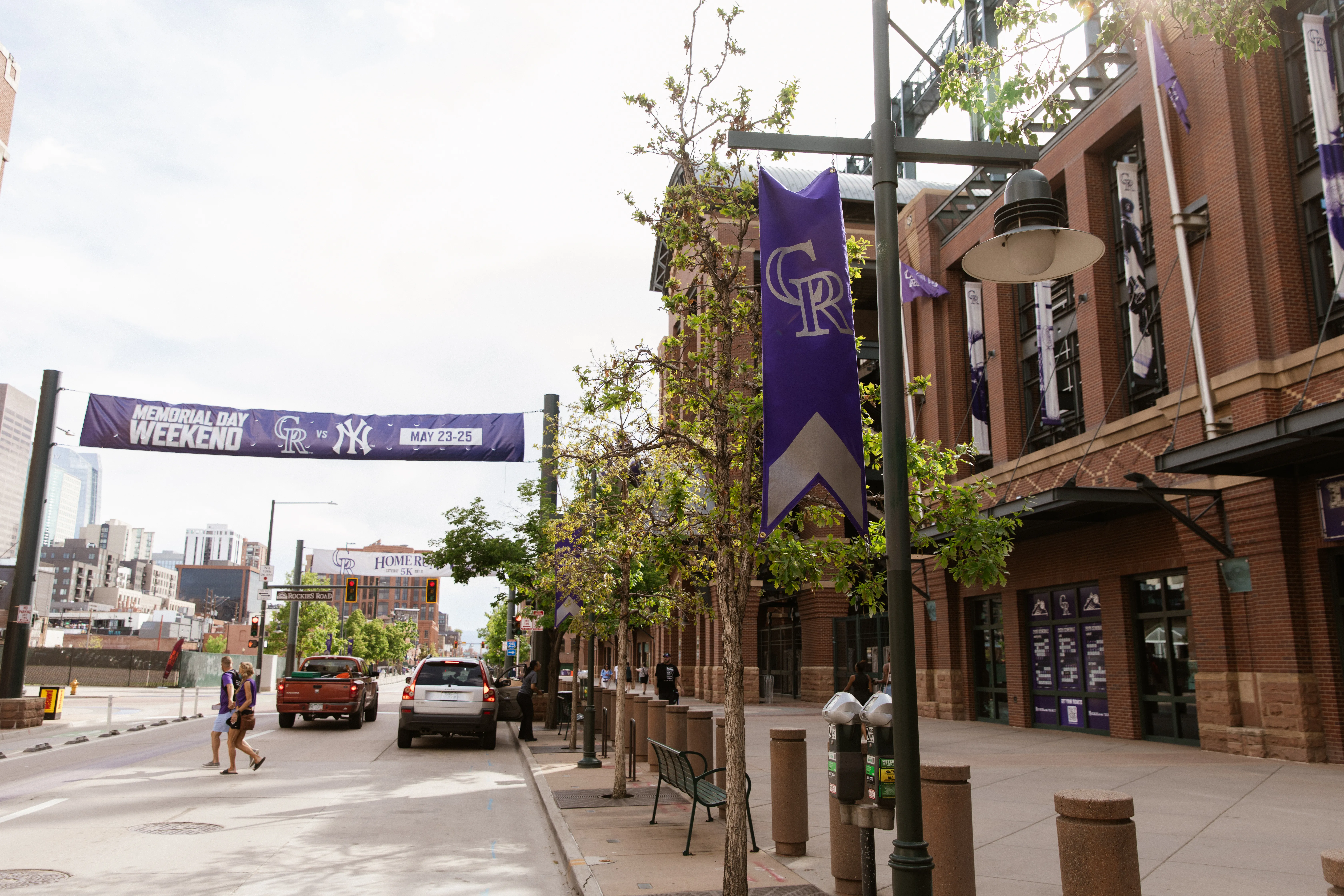 Coors Field gates from 20th and Blake