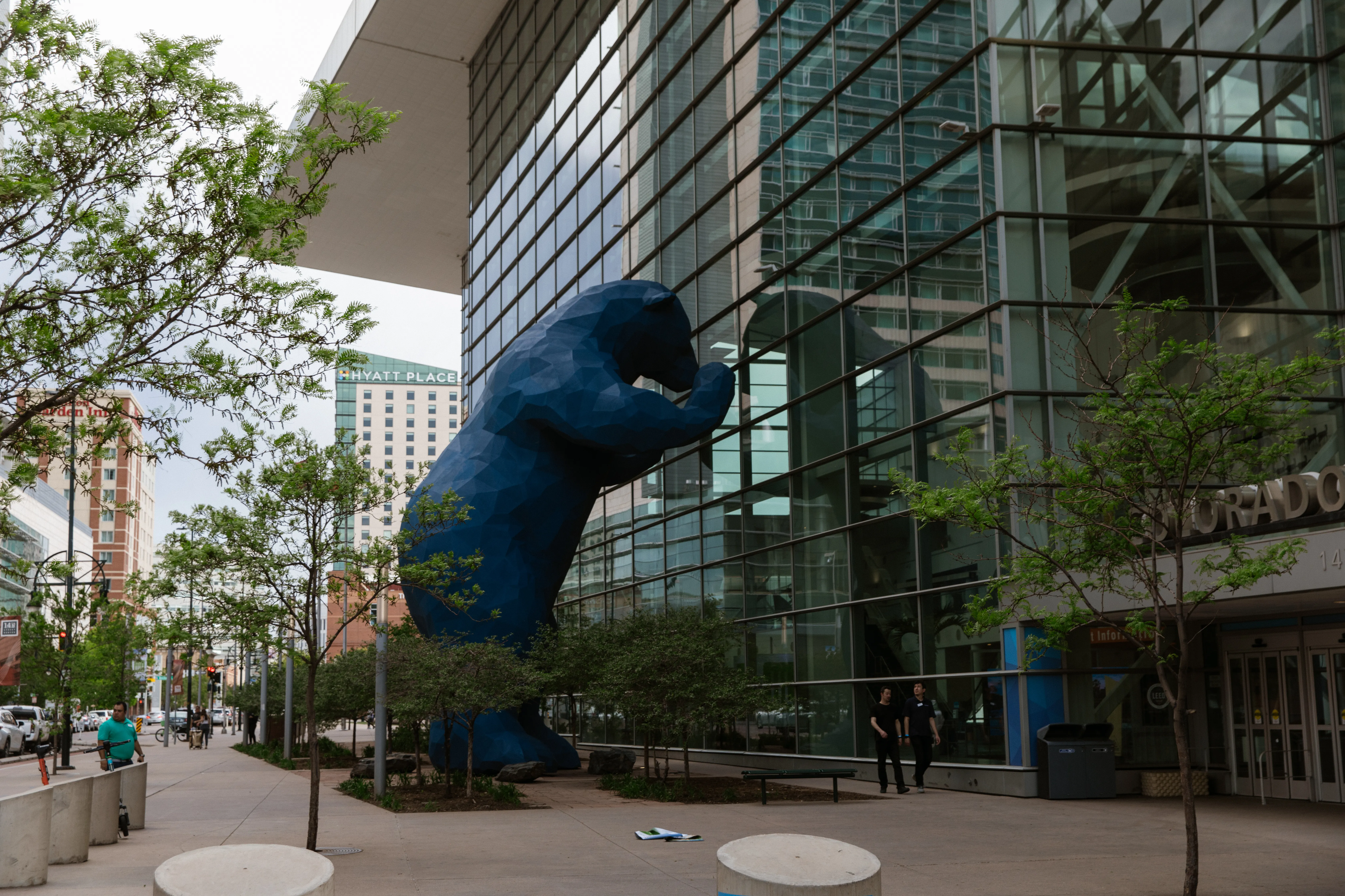 The Big Blue Bear at the Colorado Convention Center