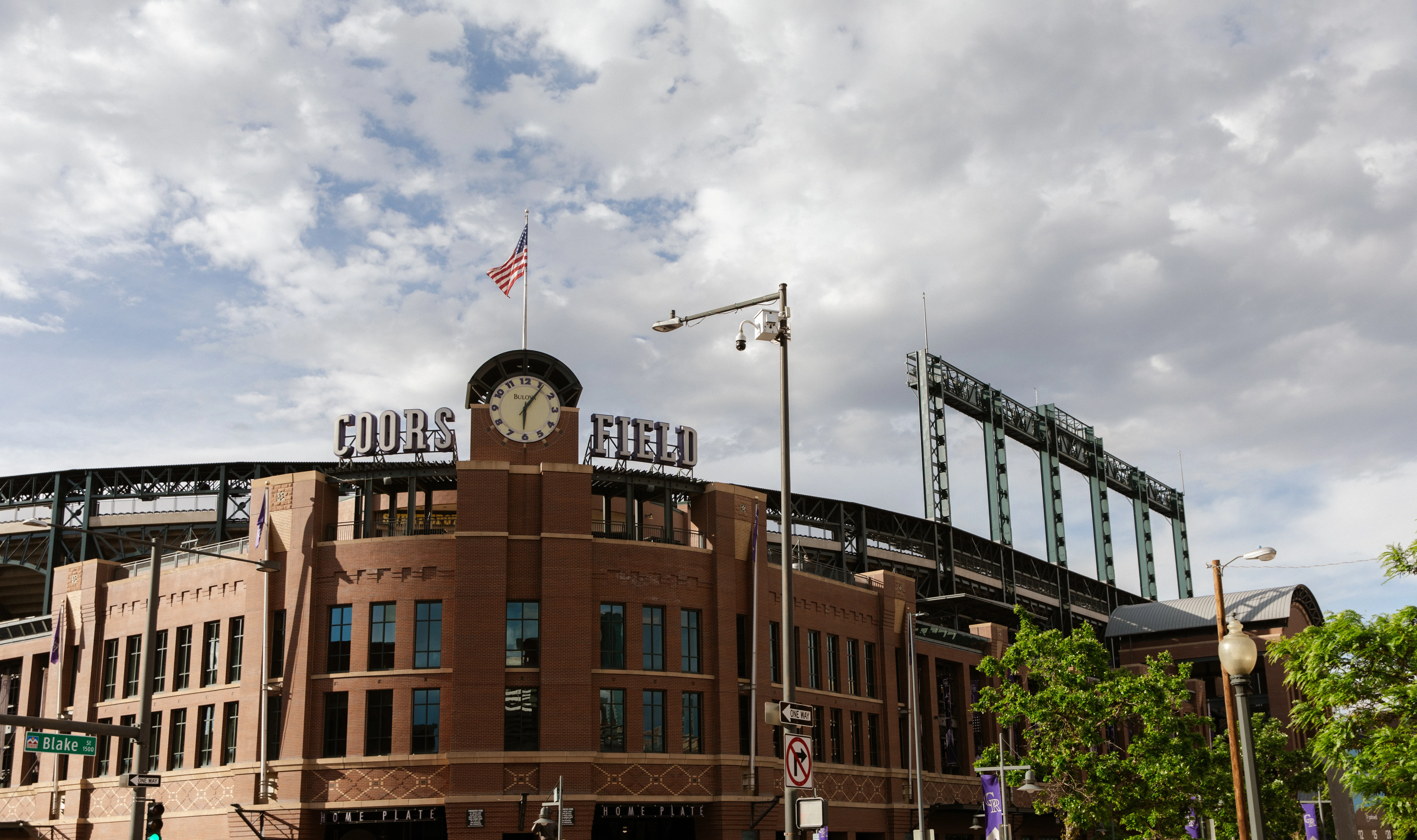 Coors Field home plate corner